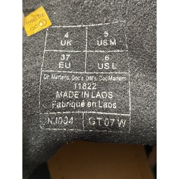 Dr. Martens 1460 8-Eye Lace Up Black Smooth Leather Boots Women US 6 | UK 4 - Picture 14 of 16